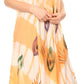Sakkas Peacock Feather Caftan Dress / Cover Up