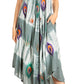 Sakkas Peacock Feather Caftan Dress / Cover Up