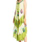 Sakkas Peacock Feather Caftan Dress / Cover Up