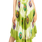 Sakkas Peacock Feather Caftan Dress / Cover Up