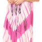 Sakkas Peacock Feather Caftan Dress / Cover Up