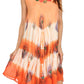 Sakkas Peacock Feather Caftan Dress / Cover Up