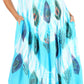 Sakkas Peacock Feather Caftan Dress / Cover Up