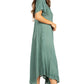 Sakkas Lilia Embroidered Lace Up Bodice Relaxed Fit  Maxi Sun Dress