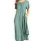 Sakkas Lilia Embroidered Lace Up Bodice Relaxed Fit  Maxi Sun Dress
