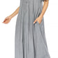 Sakkas Lilia Embroidered Lace Up Bodice Relaxed Fit  Maxi Sun Dress