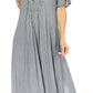 Sakkas Lilia Embroidered Lace Up Bodice Relaxed Fit  Maxi Sun Dress