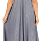 Sakkas Lilia Embroidered Lace Up Bodice Relaxed Fit  Maxi Sun Dress