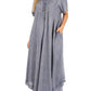 Sakkas Lilia Embroidered Lace Up Bodice Relaxed Fit  Maxi Sun Dress