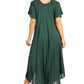 Sakkas Lilia Embroidered Lace Up Bodice Relaxed Fit  Maxi Sun Dress