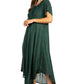 Sakkas Lilia Embroidered Lace Up Bodice Relaxed Fit  Maxi Sun Dress