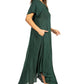Sakkas Lilia Embroidered Lace Up Bodice Relaxed Fit  Maxi Sun Dress