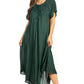 Sakkas Lilia Embroidered Lace Up Bodice Relaxed Fit  Maxi Sun Dress