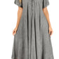 Sakkas Lilia Embroidered Lace Up Bodice Relaxed Fit  Maxi Sun Dress