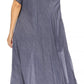 Sakkas Lilia Embroidered Lace Up Bodice Relaxed Fit  Maxi Sun Dress