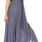 Sakkas Lilia Embroidered Lace Up Bodice Relaxed Fit  Maxi Sun Dress