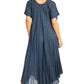 Sakkas Lilia Embroidered Lace Up Bodice Relaxed Fit  Maxi Sun Dress