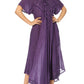 Sakkas Lilia Embroidered Lace Up Bodice Relaxed Fit  Maxi Sun Dress