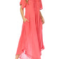 Sakkas Lilia Embroidered Lace Up Bodice Relaxed Fit  Maxi Sun Dress