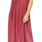 Sakkas Lilia Embroidered Lace Up Bodice Relaxed Fit  Maxi Sun Dress