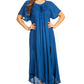 Sakkas Lilia Embroidered Lace Up Bodice Relaxed Fit  Maxi Sun Dress