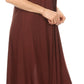 Sakkas Lilia Embroidered Lace Up Bodice Relaxed Fit  Maxi Sun Dress