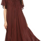Sakkas Lilia Embroidered Lace Up Bodice Relaxed Fit  Maxi Sun Dress