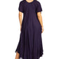 Sakkas Lilia Embroidered Lace Up Bodice Relaxed Fit  Maxi Sun Dress