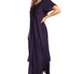 Sakkas Lilia Embroidered Lace Up Bodice Relaxed Fit  Maxi Sun Dress