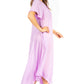 Sakkas Lilia Embroidered Lace Up Bodice Relaxed Fit  Maxi Sun Dress