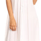 Sakkas Lilia Embroidered Lace Up Bodice Relaxed Fit  Maxi Sun Dress