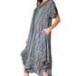 Sakkas Viveka Embroidered Caftan Dress