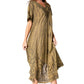 Sakkas Viveka Embroidered Caftan Dress