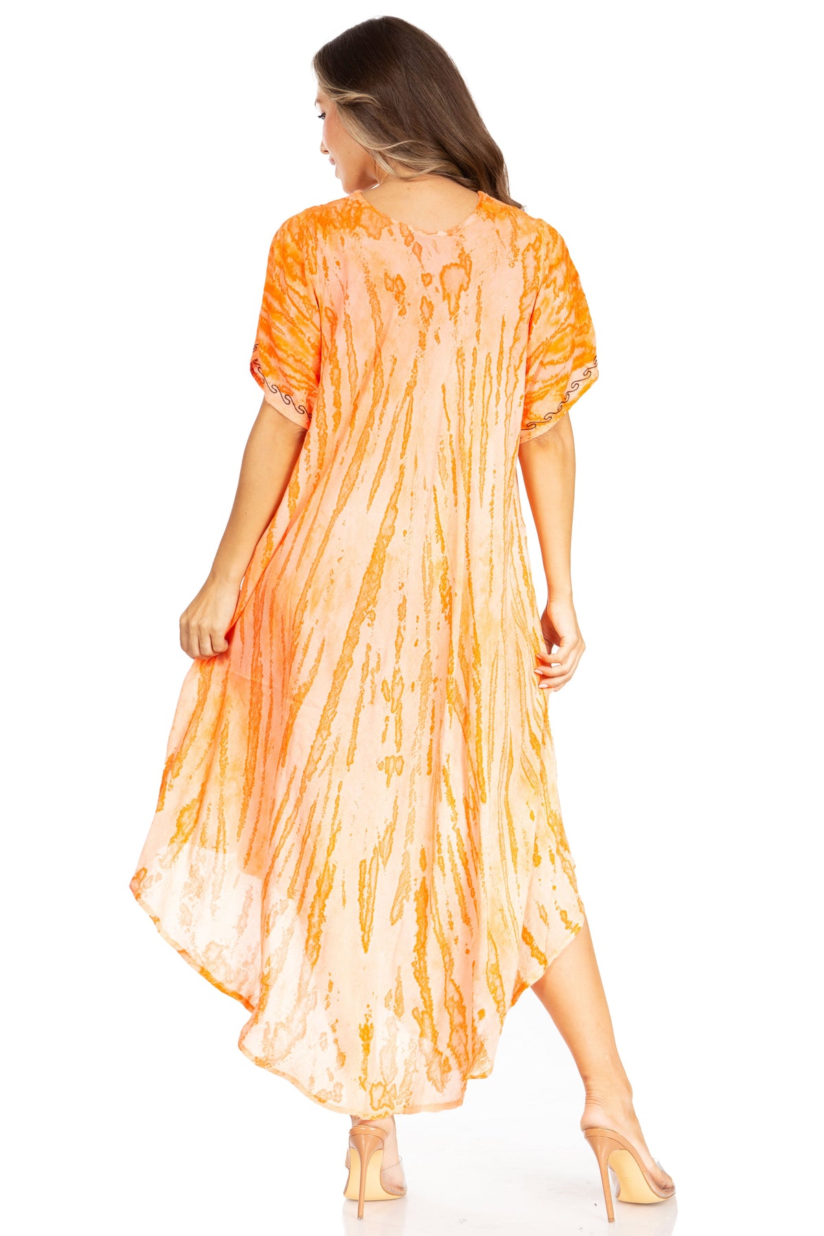 Sakkas Viveka Embroidered Caftan Dress