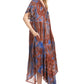 Sakkas Viveka Embroidered Caftan Dress