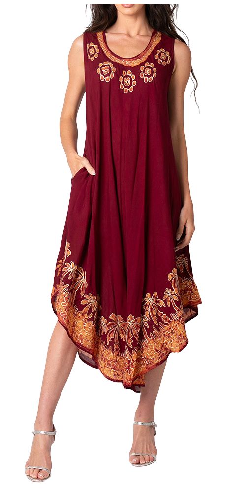 Sakkas Sundari Caftan Tank Dress / Cover Up
