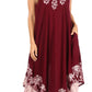 Sakkas Sundari Caftan Tank Dress / Cover Up