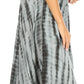 Sakkas Melika Tie Dye Caftan Dress