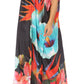 Sakkas Vicky Women's Casual Long Print Short Sleeve Petite Beach Maxi Caftan Dress - Buy One Get One Free