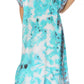 Sakkas Vicky Women's Casual Long Print Short Sleeve Petite Beach Maxi Caftan Dress - Buy One Get One Free