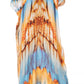 Sakkas Vicky Women's Casual Long Print Short Sleeve Petite Beach Maxi Caftan Dress - Buy One Get One Free