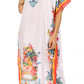 Sakkas Vicky Women's Casual Long Print Short Sleeve Petite Beach Maxi Caftan Dress - Buy One Get One Free