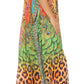 Sakkas Vicky Women's Casual Long Print Short Sleeve Petite Beach Maxi Caftan Dress - Buy One Get One Free