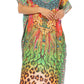 Sakkas Vicky Women's Casual Long Print Short Sleeve Petite Beach Maxi Caftan Dress - Buy One Get One Free