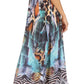 Sakkas Vicky Women's Casual Long Print Short Sleeve Petite Beach Maxi Caftan Dress - Buy One Get One Free