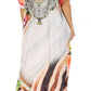Sakkas Vicky Women's Casual Long Print Short Sleeve Petite Beach Maxi Caftan Dress - Buy One Get One Free