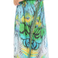 Sakkas Vicky Women's Casual Long Print Short Sleeve Petite Beach Maxi Caftan Dress - Buy One Get One Free