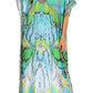 Sakkas Vicky Women's Casual Long Print Short Sleeve Petite Beach Maxi Caftan Dress - Buy One Get One Free