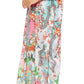 Sakkas Vicky Women's Casual Long Print Short Sleeve Petite Beach Maxi Caftan Dress - Buy One Get One Free