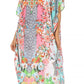 Sakkas Vicky Women's Casual Long Print Short Sleeve Petite Beach Maxi Caftan Dress - Buy One Get One Free